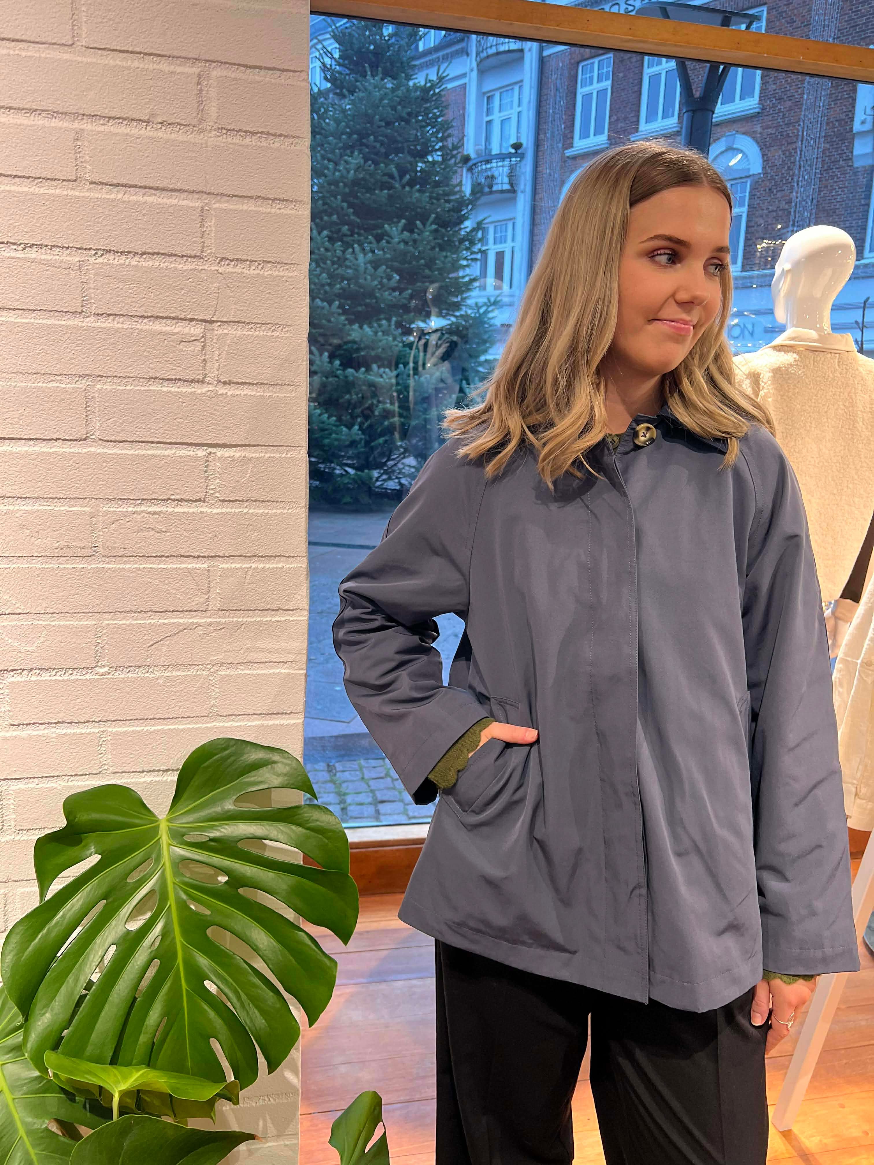 PCVILMA Trenchcoat - Ombre Blue